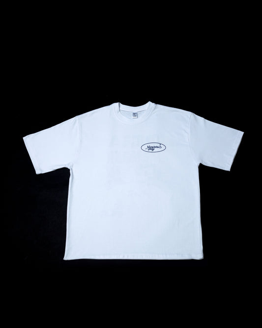 Always A Member White/Navy Tee